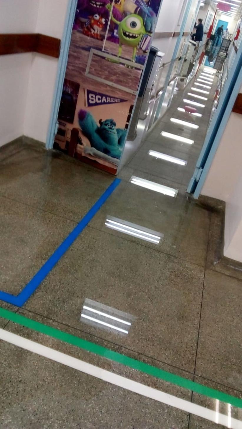 Forte chuva alaga também o Hospital da criança em Manaus