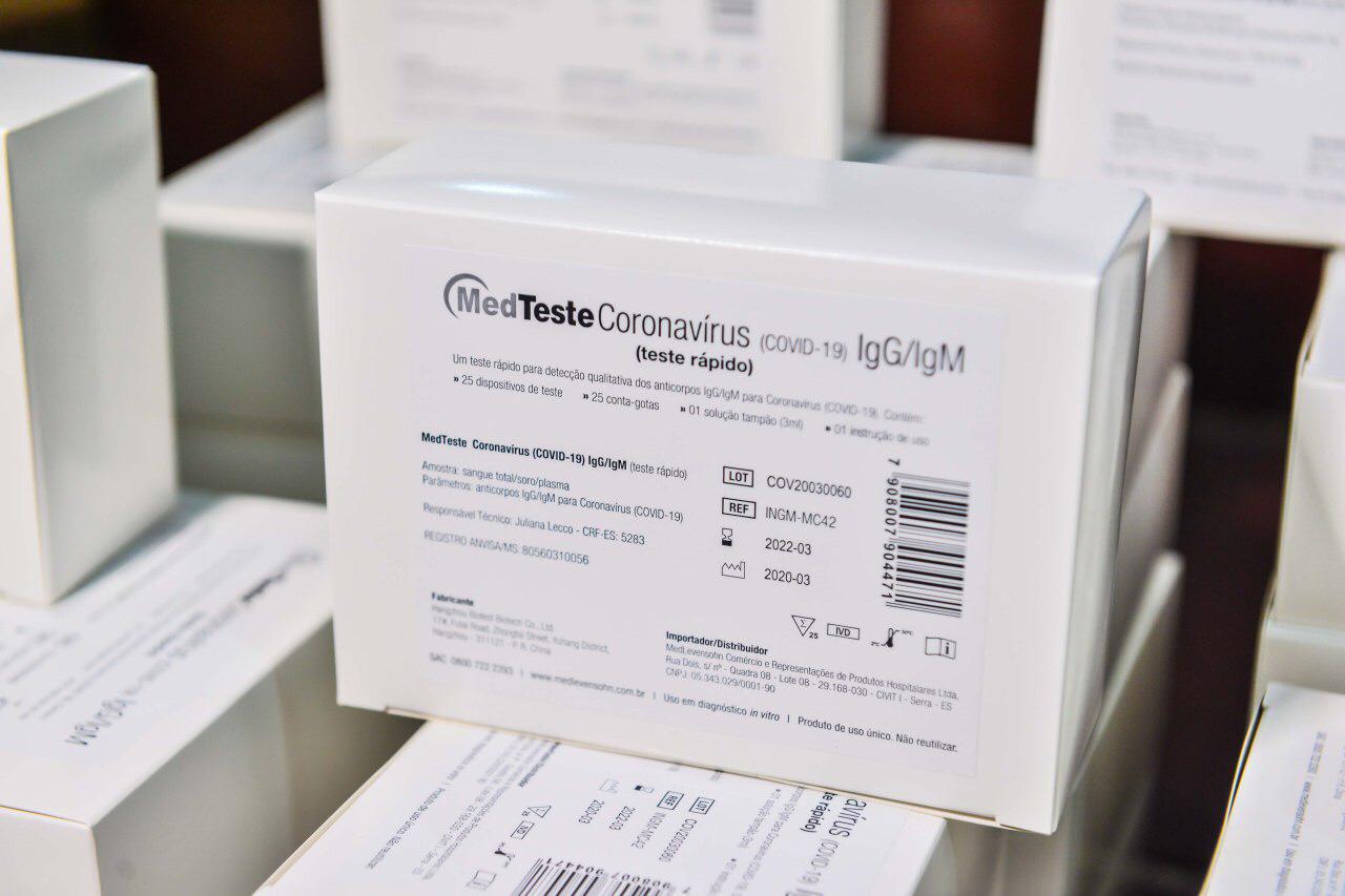 Covid-19: Amazonas recebe primeiro lote de testes rápidos comprados pelo Governo do Estado
