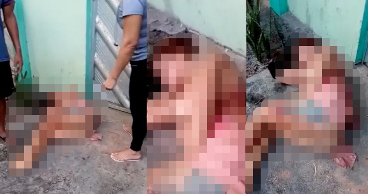 Mulher é encontrada seminua com facadas nas costas em Manaus; veja vídeo