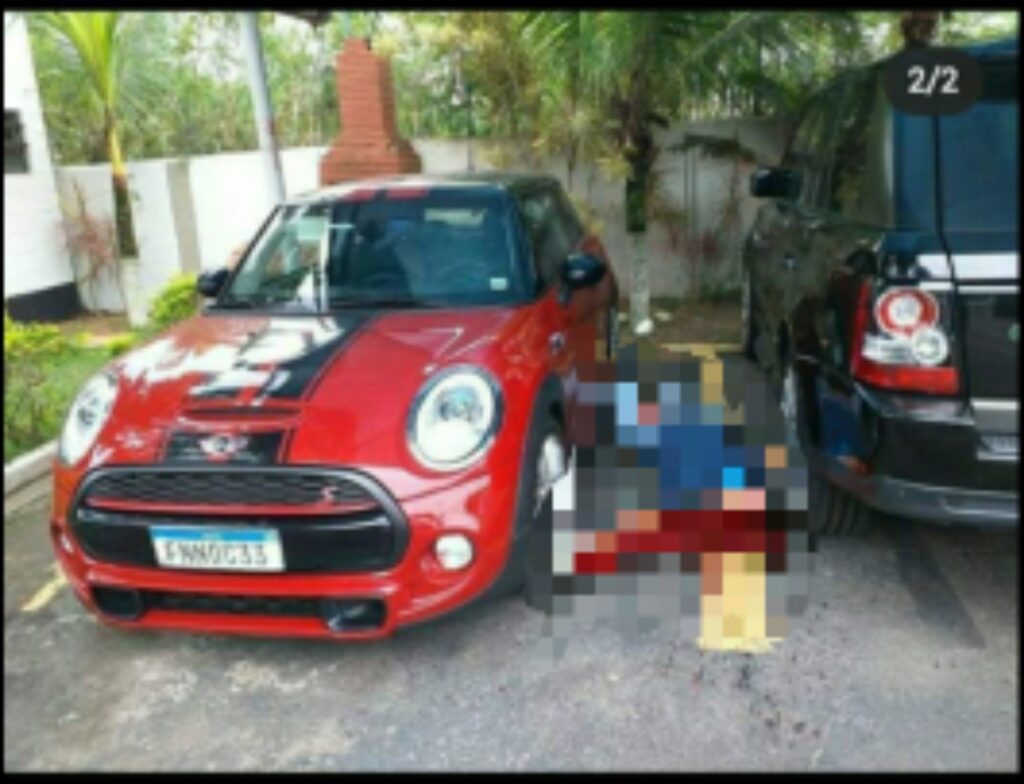Bicheiro é assassinado com tiros de fuzil 5.56 na cabeça; imagens fortíssimas