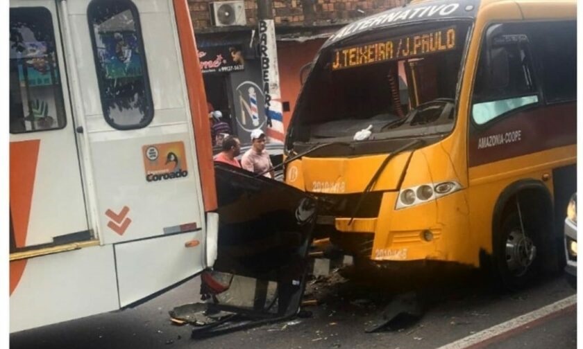 Amarelinho “dono da rua” bate em ónibus e deixa várias pessoas feridas no Jorge Teixeira