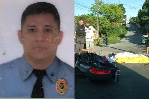 Policial militar é brutalmente atropelado por caminhão e morre à espera de socorro, em Manaus
