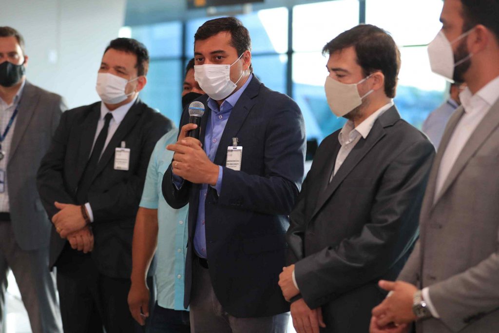 Wilson Lima participa da inauguração de voo direto de Manaus para São Gabriel da Cachoeira