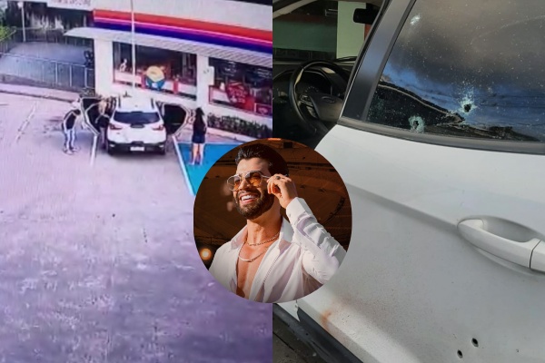 Urgente: veja o momento em que homem é  morto com mais de 40 tiros após o show Gusttavo Lima, em Manaus