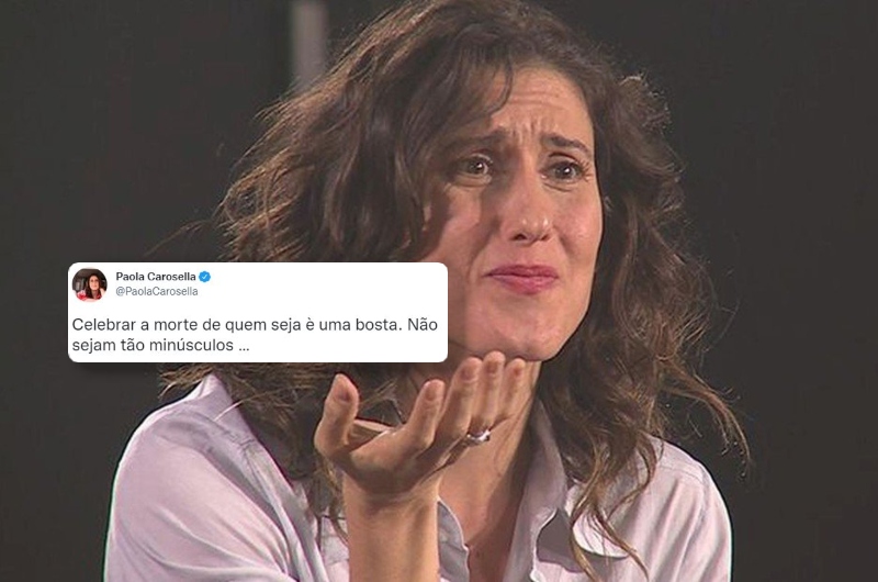 Esquerda cancela Paola Carosella após chef de cozinha criticar quem comemorou morte de Olavo