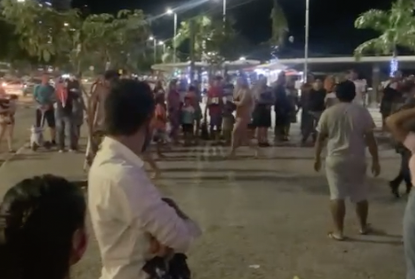Passeio de domingo na Ponta Negra termina em confusão generalizada; veja vídeo