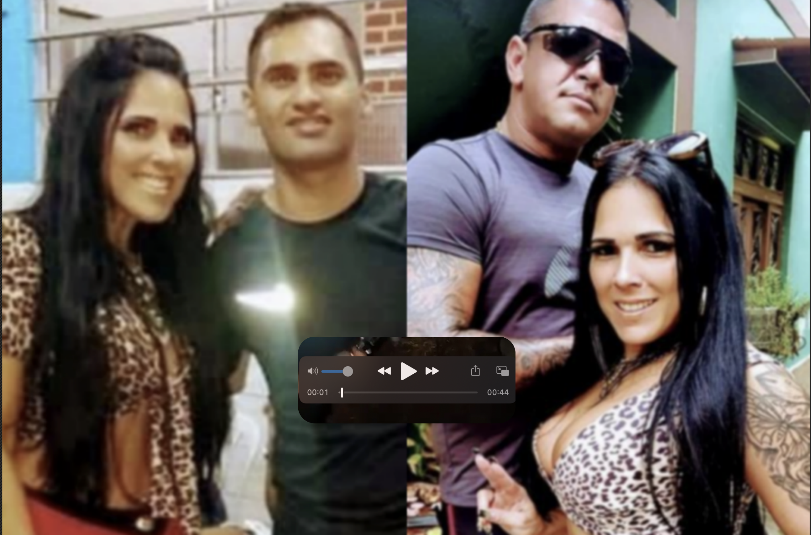Vazam novos vídeos da mulher que aproveitou a viagem do marido para ficar com o namorado da própria filha