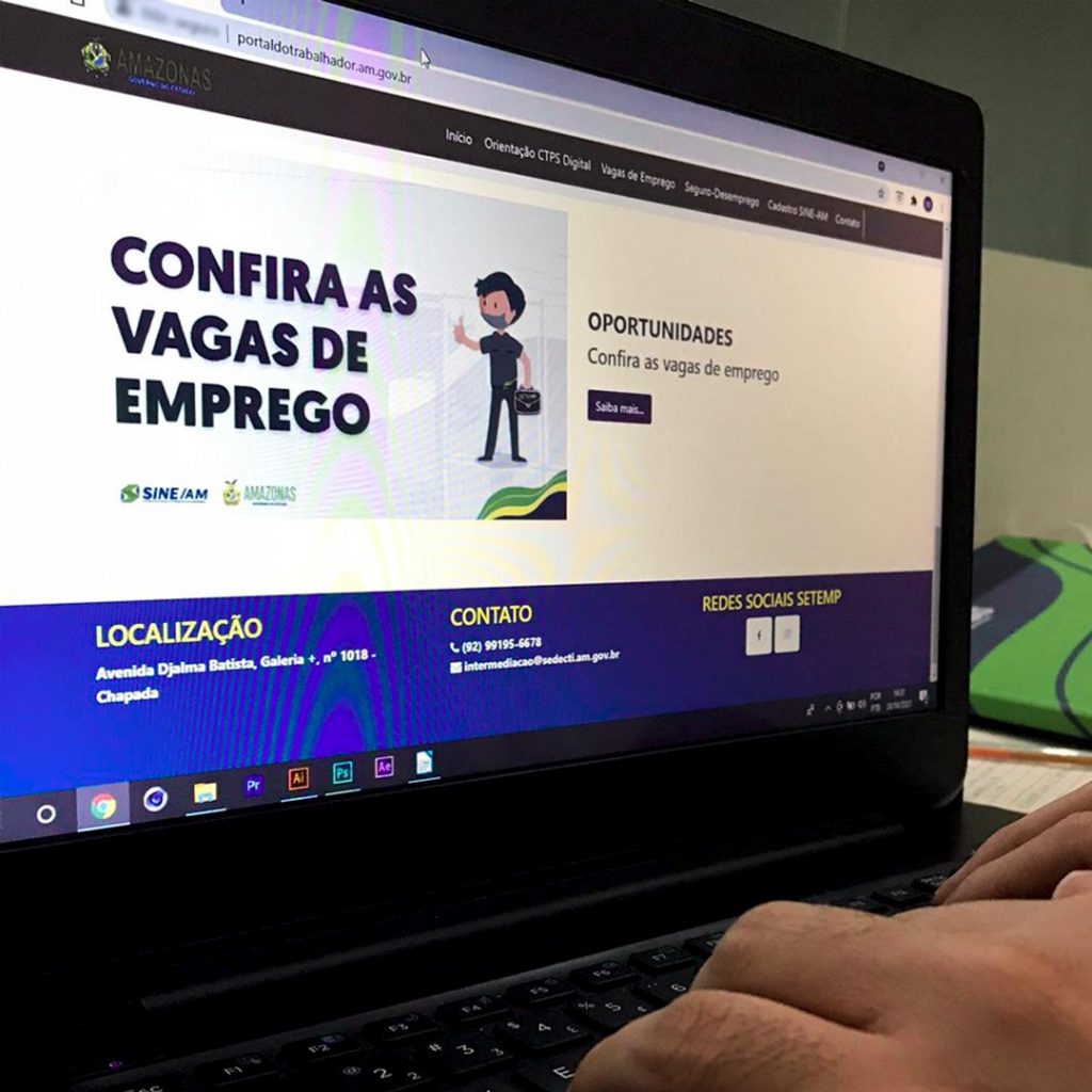 Sine Amazonas divulga 104 vagas de emprego em diversas áreas para esta segunda-feira (03)