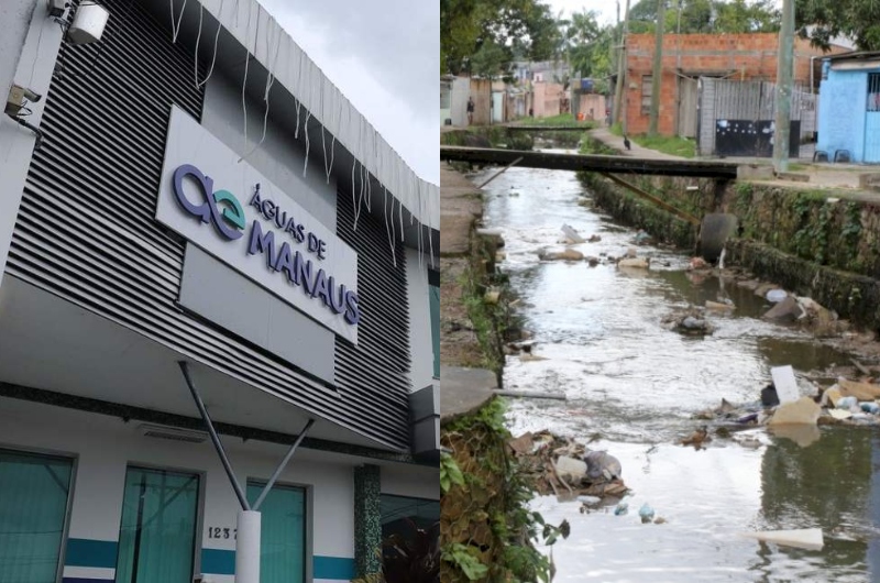 Revoltante: Águas de Manaus deve 8,9 milhões para Prefeitura além de deixar 70% da cidade sem tratamento de esgoto