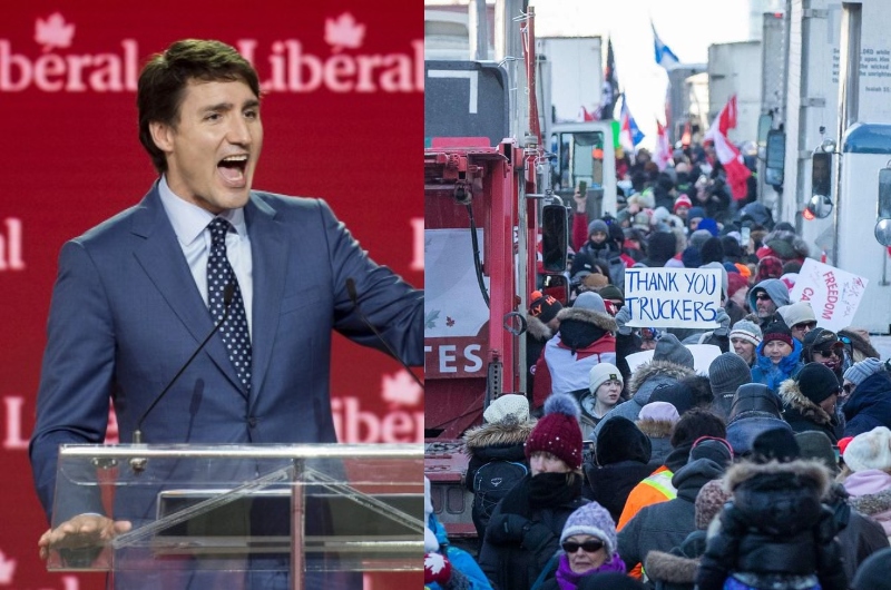 Canadá vai bloquear contas bancárias de quem participar de protestos dos caminhoneiros