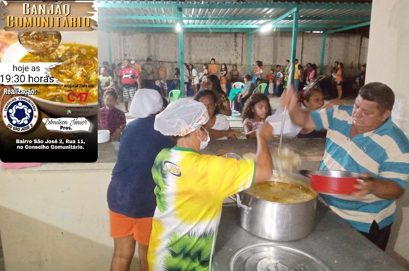 Portal CM7 Brasil patrocina Canjão Comunitário que alimenta 400 famílias
