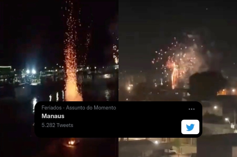 Manaus fica ‘em alta’ no twitter após foguetório de facção criminosa: ‘vivemos amedrontados’, diz usuária