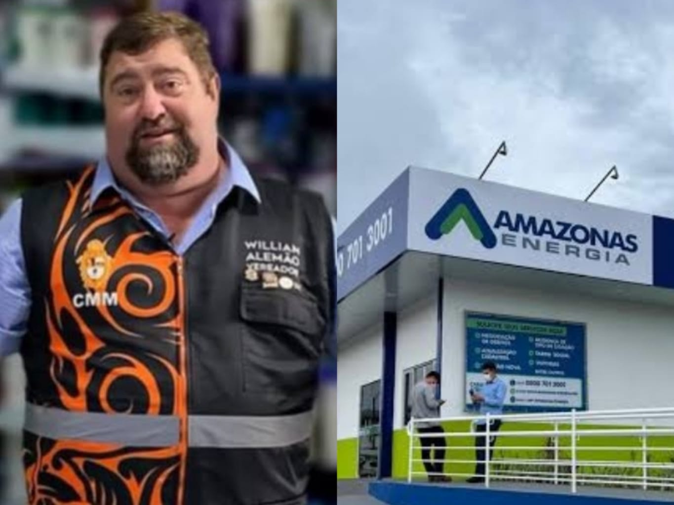 Amazonas Energia corta a luz da casa do vereador William Alemão