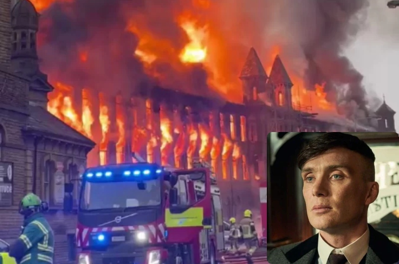 Cenário de 'Peaky blinders' é atingido por incêndio na Inglaterra