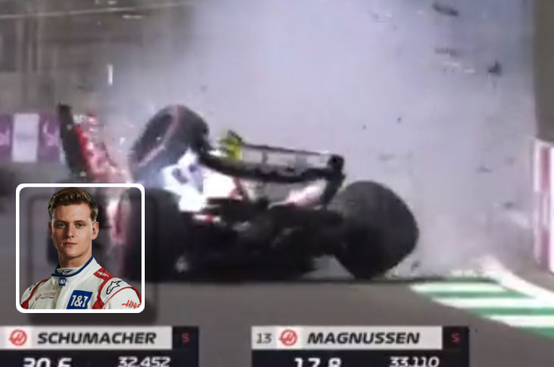 Tragédia na Fórmula 1: Schumacher sofre acidente grave e carro fica destruído; veja vídeo