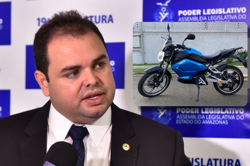 Roberto Cidade comemora notícia da fabricação de motos elétricas pela Multilaser na Zona Franca