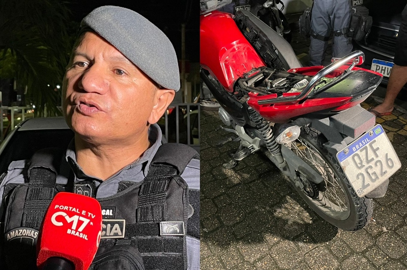 Polícia prende criminosos no momento em que eles iriam desmontar moto roubada)