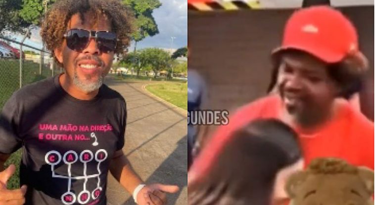 Morador de rua ‘pegador’ tenta beijar mulher à força e é detonado na web; veja vídeo