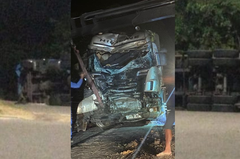Acidentes envolvendo carretas impressionam moradores em Manaus; veja vídeos